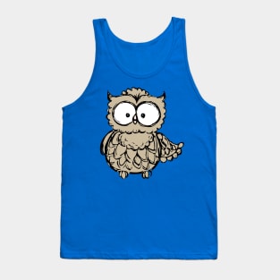 Cute hand drawn owl Tank Top